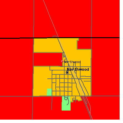 Northwood map