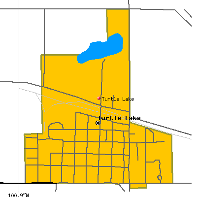 Turtle Lake map