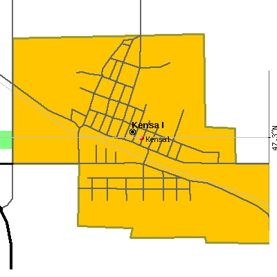 Kensal map