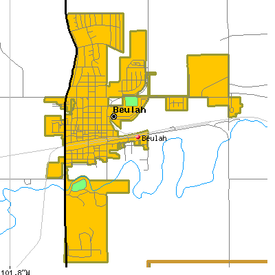 Beulah map