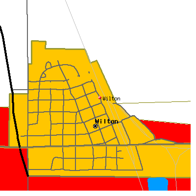 Wilton map
