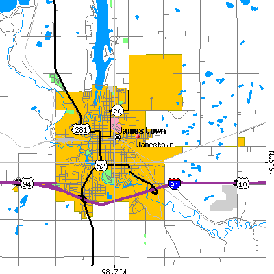 Jamestown map