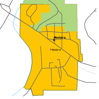 Medora map