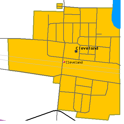 Cleveland map