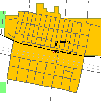 Richardton map