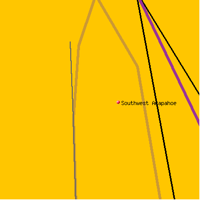 Southwest Arapahoe map