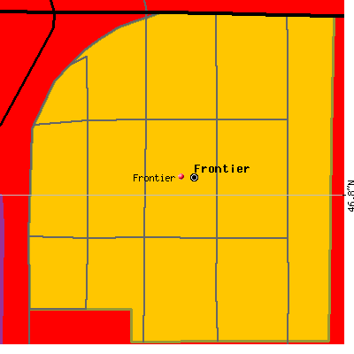 Frontier map
