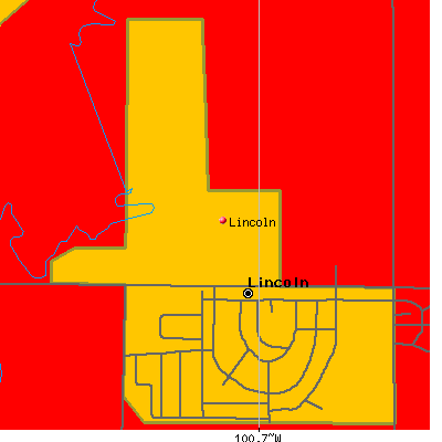 Lincoln map