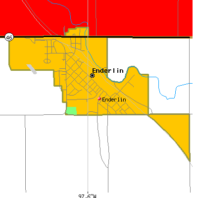 Enderlin map