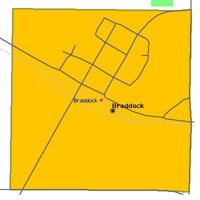Braddock map