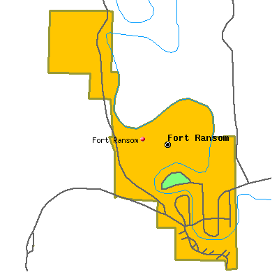 Fort Ransom map