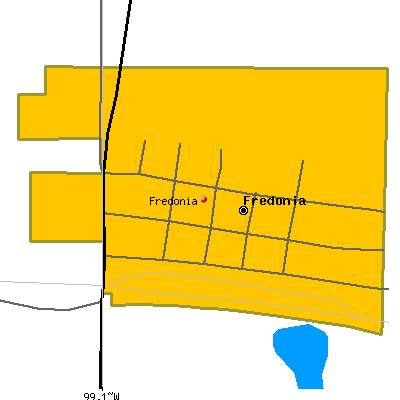 Fredonia map