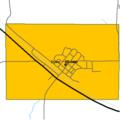 Rhame map