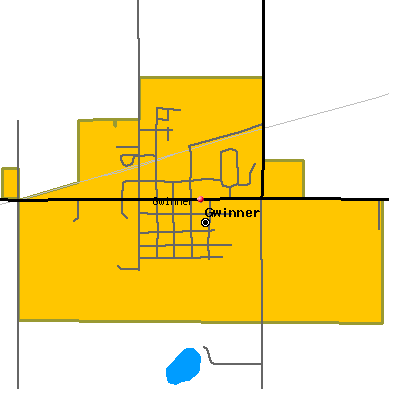 Gwinner map