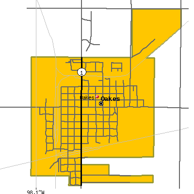 Oakes map