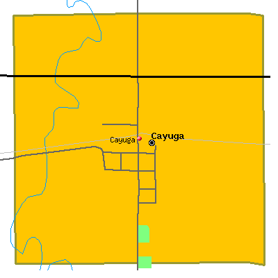 Cayuga map