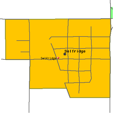 Selfridge map