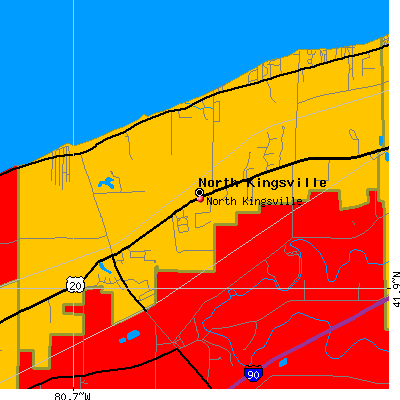 North Kingsville map