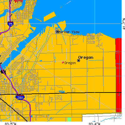 Oregon map