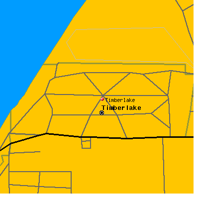 Timberlake map