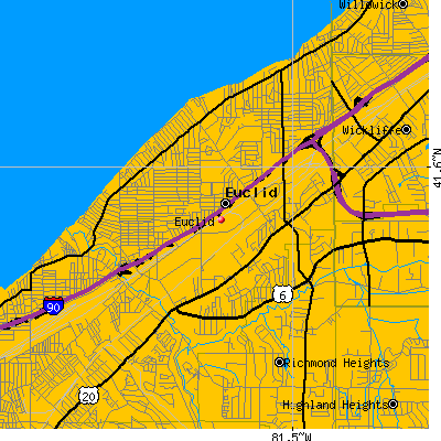 Euclid map