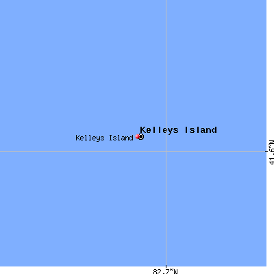 Kelleys Island map