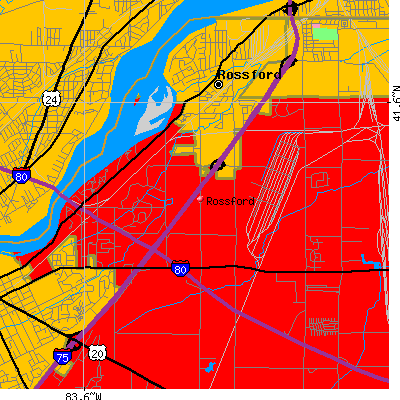 Rossford map