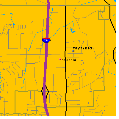 Mayfield map