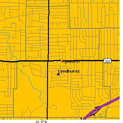 Lyndhurst map