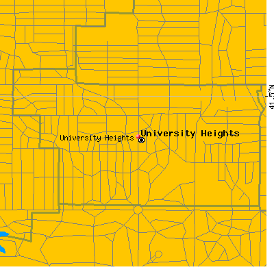 University Heights map
