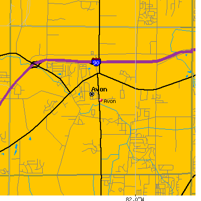 Avon map