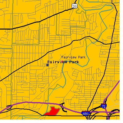 Fairview Park map