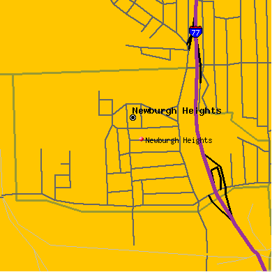 Newburgh Heights map