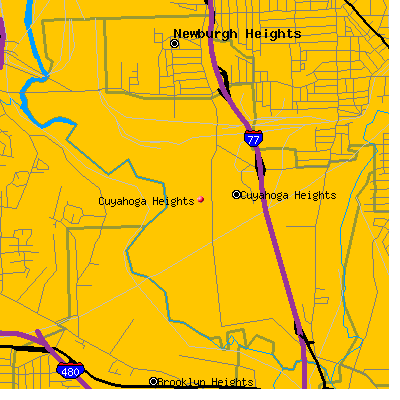 Cuyahoga Heights map