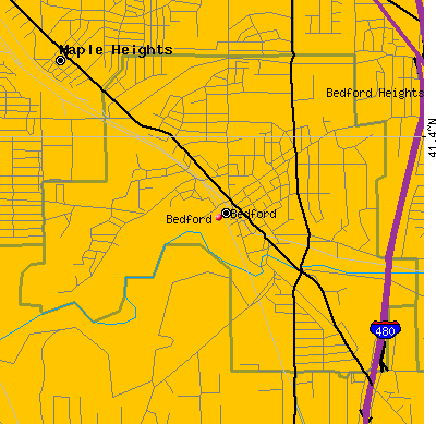Bedford map