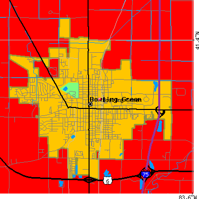 Bowling Green map