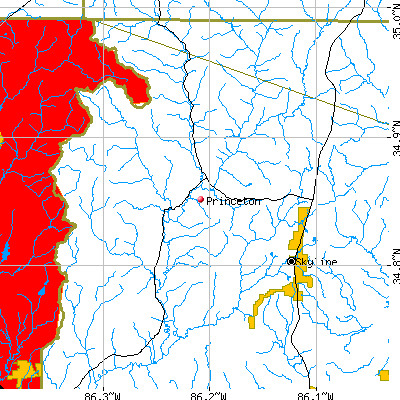 Princeton map