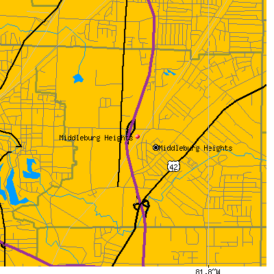 Middleburg Heights map