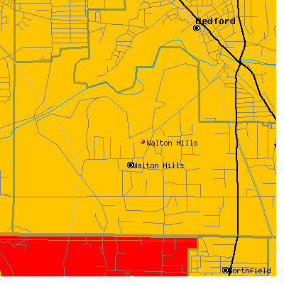 Walton Hills map