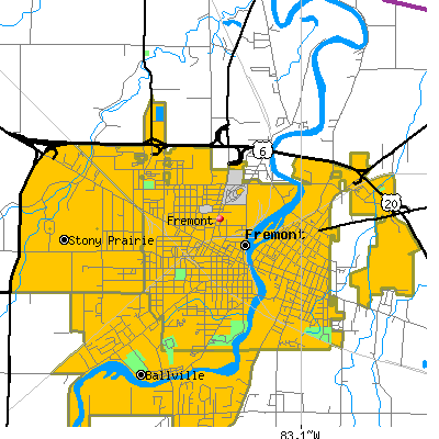 Fremont map