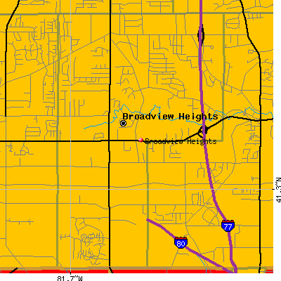 Broadview Heights map