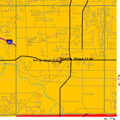 North Royalton map