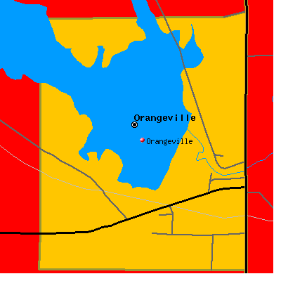 Orangeville map