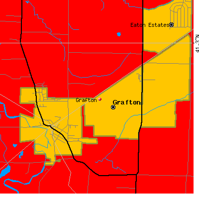 Grafton map