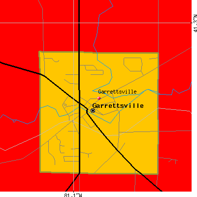Garrettsville map