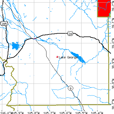 Lake George map