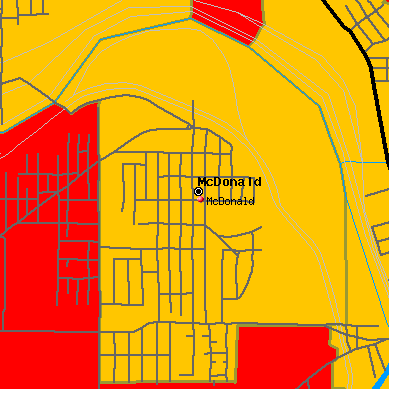 McDonald map