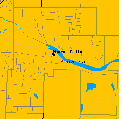 Munroe Falls map