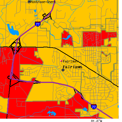Fairlawn map
