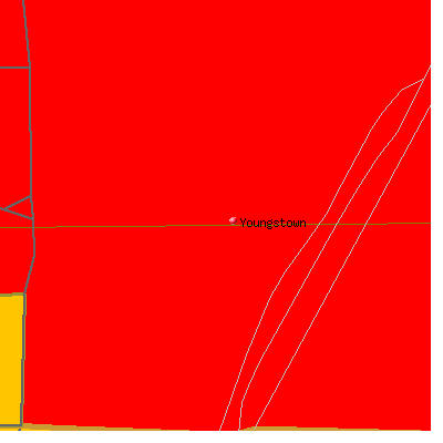 Youngstown map
